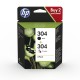 HP 304 cartucho de tinta 4 ml 2 ml 120 páginas 100 páginas 3JB05AE